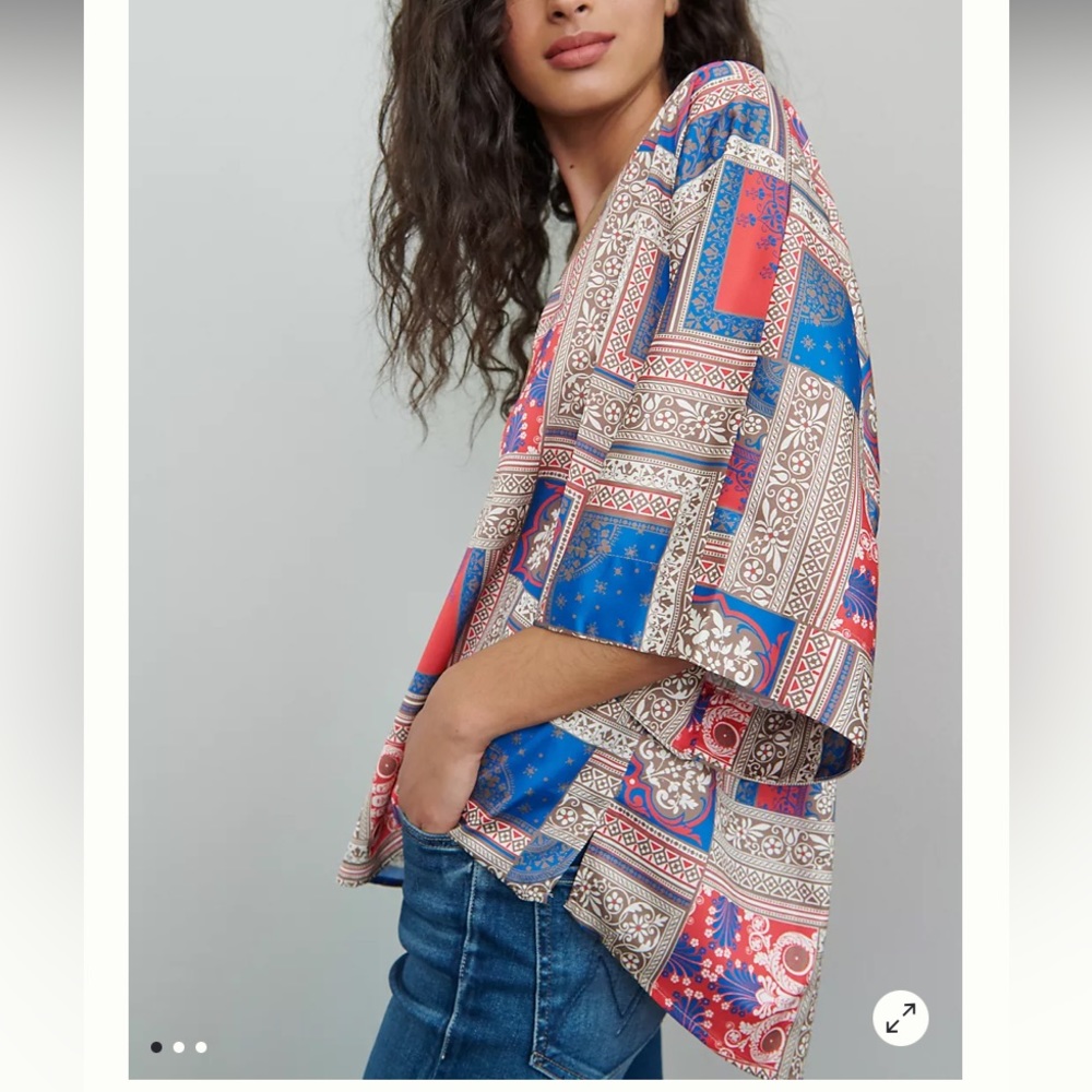 Anthropologie Porridge Felicity Tunic Blouse Size Small - Picture 2 of 6